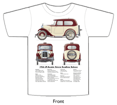 Austin Seven Swallow Saloon 1926-29 T-shirt Front